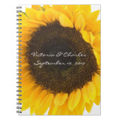 Zonnebloemkorrels Notitieboek (Voorkant)