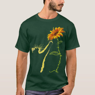 Zonnebloemkorrels voor kattenbroodjes t-shirt