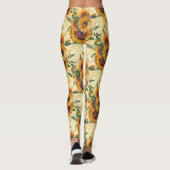Zonnebloemkorrels | Zonnebloem Omgekeerd Leggings (Achterkant)