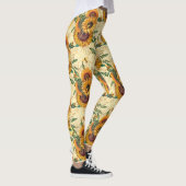 Zonnebloemkorrels | Zonnebloem Omgekeerd Leggings (Rechts)