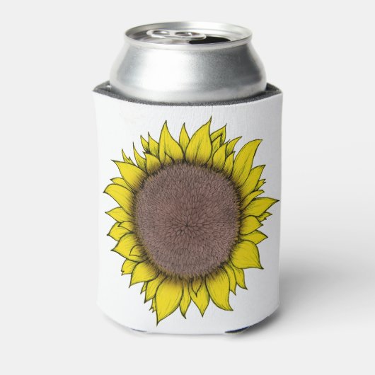 Zonnebloemkunst Blikjeskoeler (Blikje Achterkant)