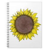 Zonnebloemkunst Notitieboek (Voorkant)