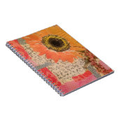 Zonnebloemkunst Notitieboek (Rechterzijde)