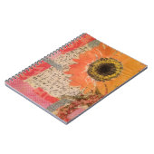 Zonnebloemkunst Notitieboek (Linkerzijde)