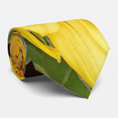 ZonnebloemkunstStropdas Stropdas (Opgerold)
