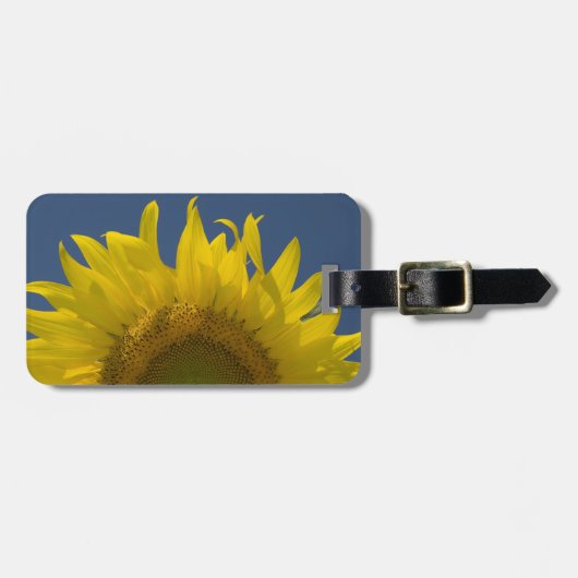 Zonnebloemkweek Bagagelabel (Voorkant horizontaal)