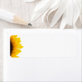 zonnebloemlabel etiket (Insitu)