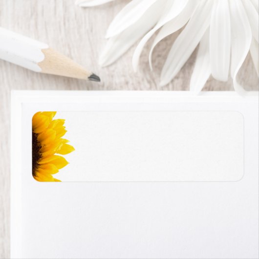 zonnebloemlabel etiket (Insitu)