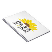 Zonnebloemlade | Levend door de zon Notitieboek (Rechterzijde)