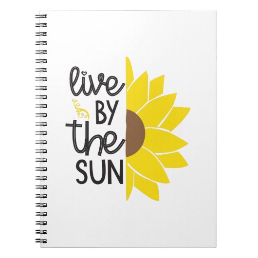 Zonnebloemlade | Levend door de zon Notitieboek (Voorkant)
