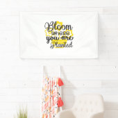 Zonnebloemlade | Waar u bent gepland Spandoek (Insitu)