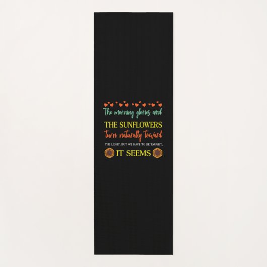 Zonnebloemlade | Zonnebloemen van nature Yogamat (Voorkant)