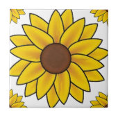 Zonnebloemland Tegeltje (Voorkant)