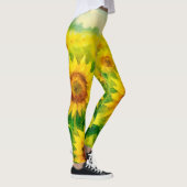 Zonnebloemleggingen Leggings (Rechts)