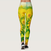 Zonnebloemleggingen Leggings (Achterkant)