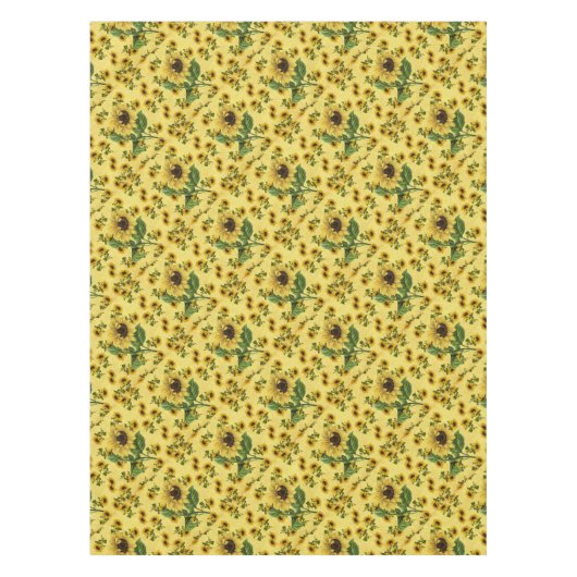Zonnebloemliefde Tafelkleed (Voorkant)
