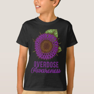Zonnebloemlint Overdosis Awareness Supporter T-shirt