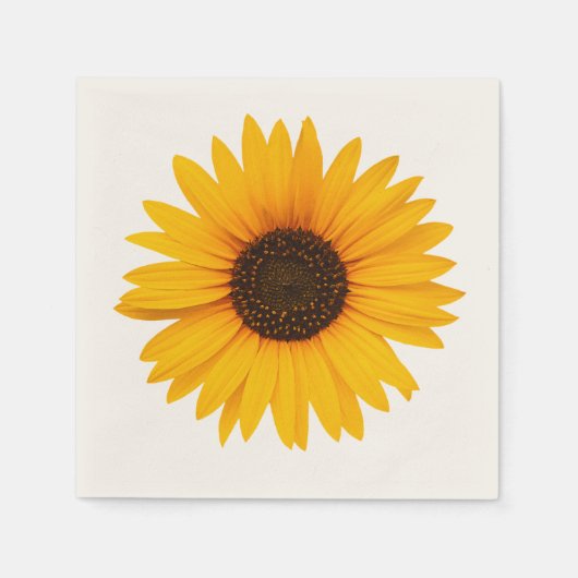 Zonnebloemluiers Servet (Voorkant)