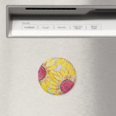 Zonnebloemmagneet Magneet (Insitu (Vaatwasser))