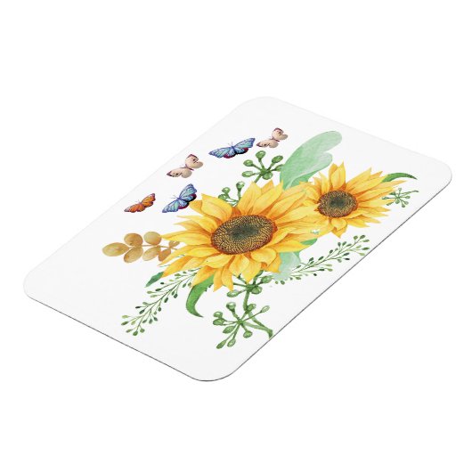 zonnebloemmagneten magneet (Linkerzijde)