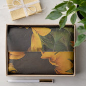 Zonnebloemmandje Tissuepapier (Geschenk)