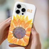 Zonnebloemmonogram Otterbox Hoesje iPhone Hoesje