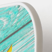 Zonnebloemmonogram Rustisch  Pickleball Paddle (Links Detail)