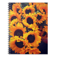 Zonnebloemnotebook
