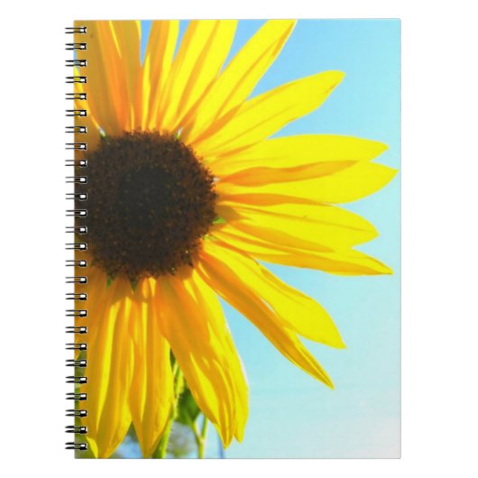 Zonnebloemnotebook Notitieboek (Voorkant)