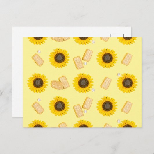 zonnebloemolie briefkaart (Voorkant / Achterkant)