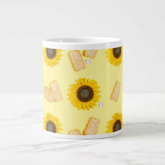 zonnebloemolie grote koffiekop (Voorkant)