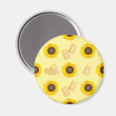 zonnebloemolie magneet (Voorkant / Achterkant)