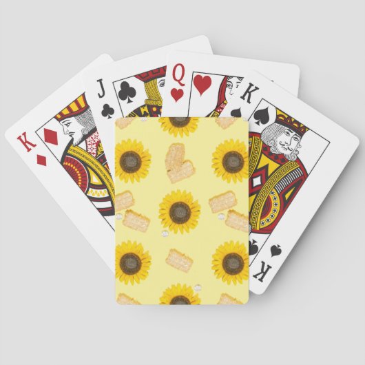 zonnebloemolie pokerkaarten (Achterkant)