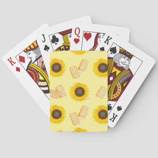 zonnebloemolie pokerkaarten (Achterkant)