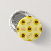 zonnebloemolie ronde button 3,2 cm (Voorkant /achterkant)