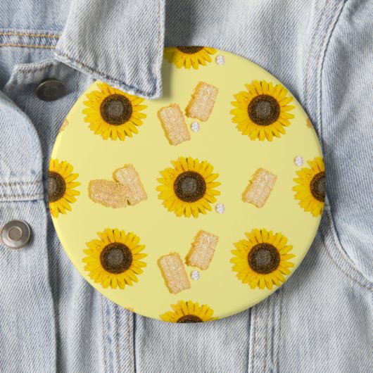 zonnebloemolie ronde button 6,0 cm (In situ)