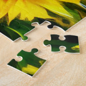 Zonnebloemolie verf, Zonneschijn puzzel (Zijkant)