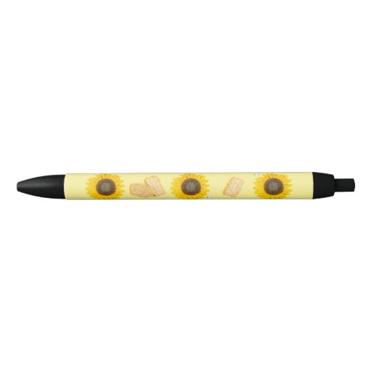 zonnebloemolie zwarte inkt pen (Voorkant)