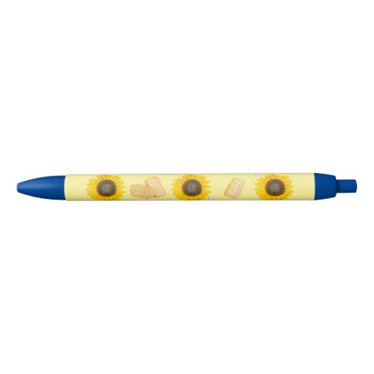 zonnebloemolie zwarte inkt pen (Voorkant)
