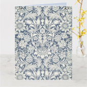 Zonnebloemontwerp (van William Morris) Grote kaart (Gele Bloem)