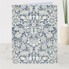 Zonnebloemontwerp (van William Morris) Grote kaart