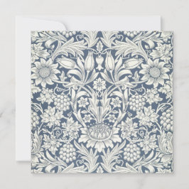 Zonnebloemontwerp (van William Morris) Kaart