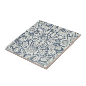 Zonnebloemontwerp (van William Morris) Keramische  Tegeltje (Zijkant)