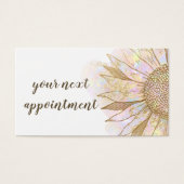 zonnebloemontwerpkaart visitekaartje (Voorkant)