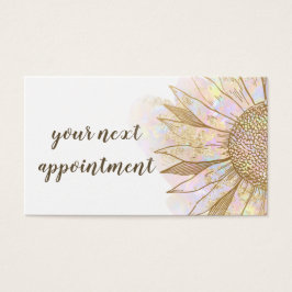 zonnebloemontwerpkaart visitekaartje