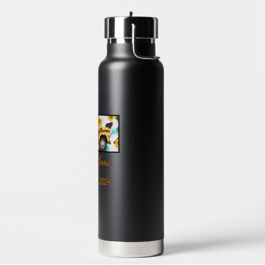 zonnebloemotor. Harris - Walz 2024 Waterfles (Links)