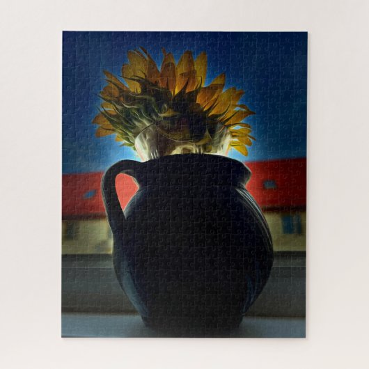 Zonnebloempaas Legpuzzel (Verticaal)