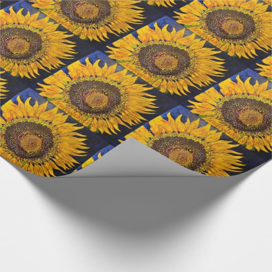 Zonnebloempakken Cadeaupapier (Hoek)