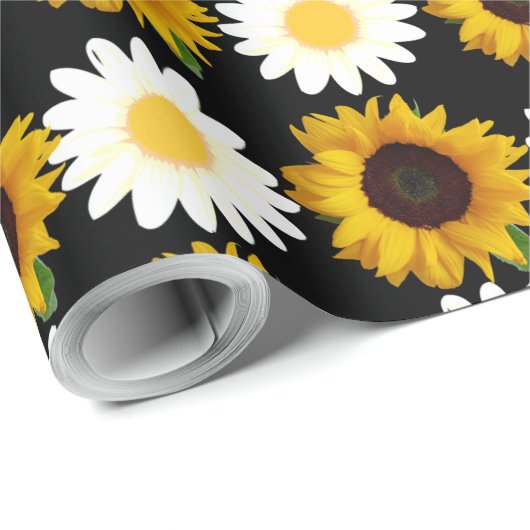 Zonnebloempakken Cadeaupapier (Rol Hoek)