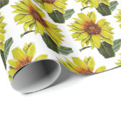 Zonnebloempakken Cadeaupapier (Rol Hoek)